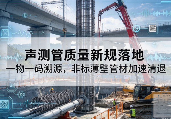 洋县声测管质量新规落地，一物一码溯源，非标薄壁管材加速清退