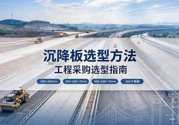 洋县沉降板选择方法